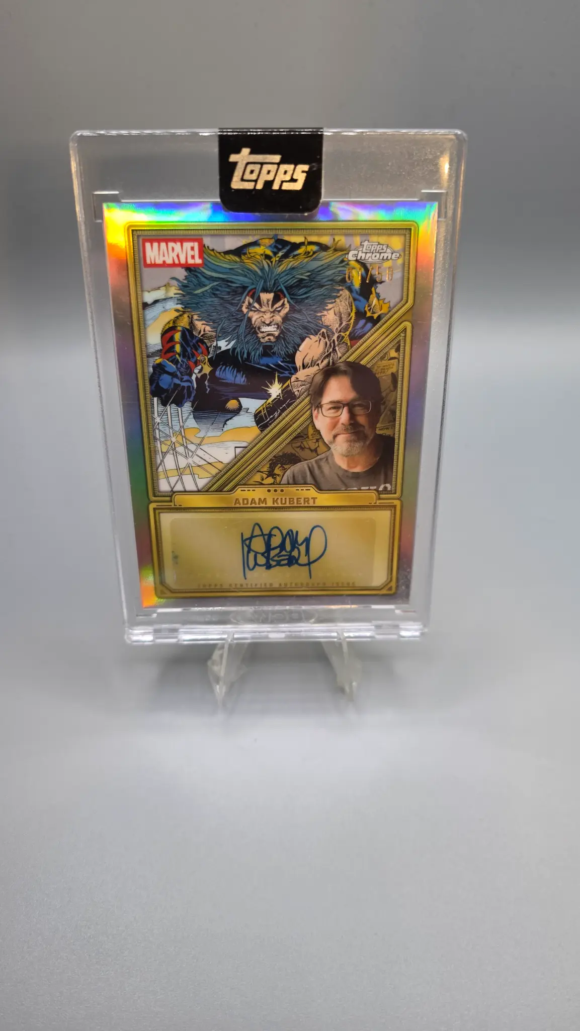 Adam Kubert Autograph Card