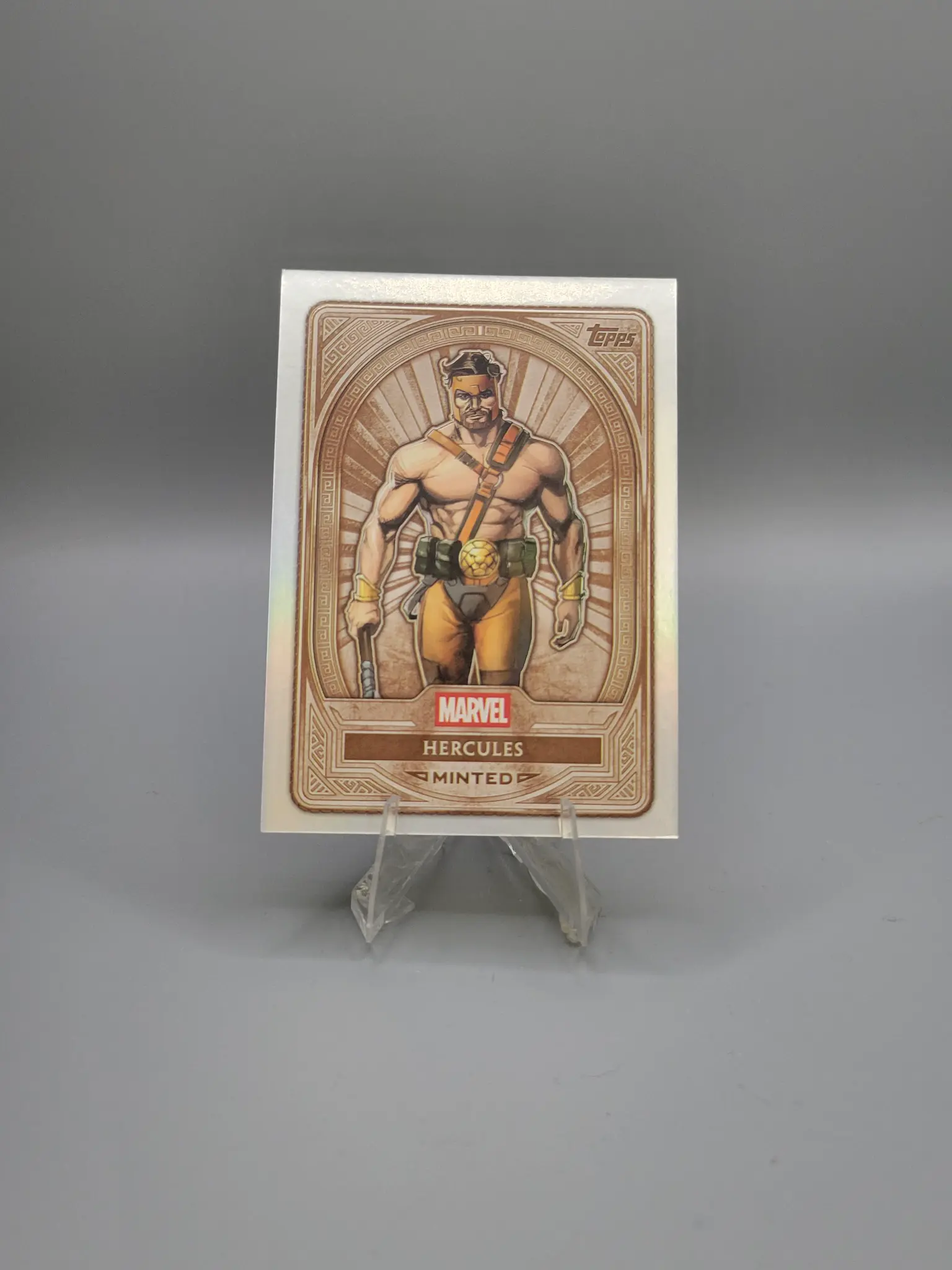 2025 Topps Marvel Mint Hercules Bronze Base Card #001 - Prince of Power Olympian God