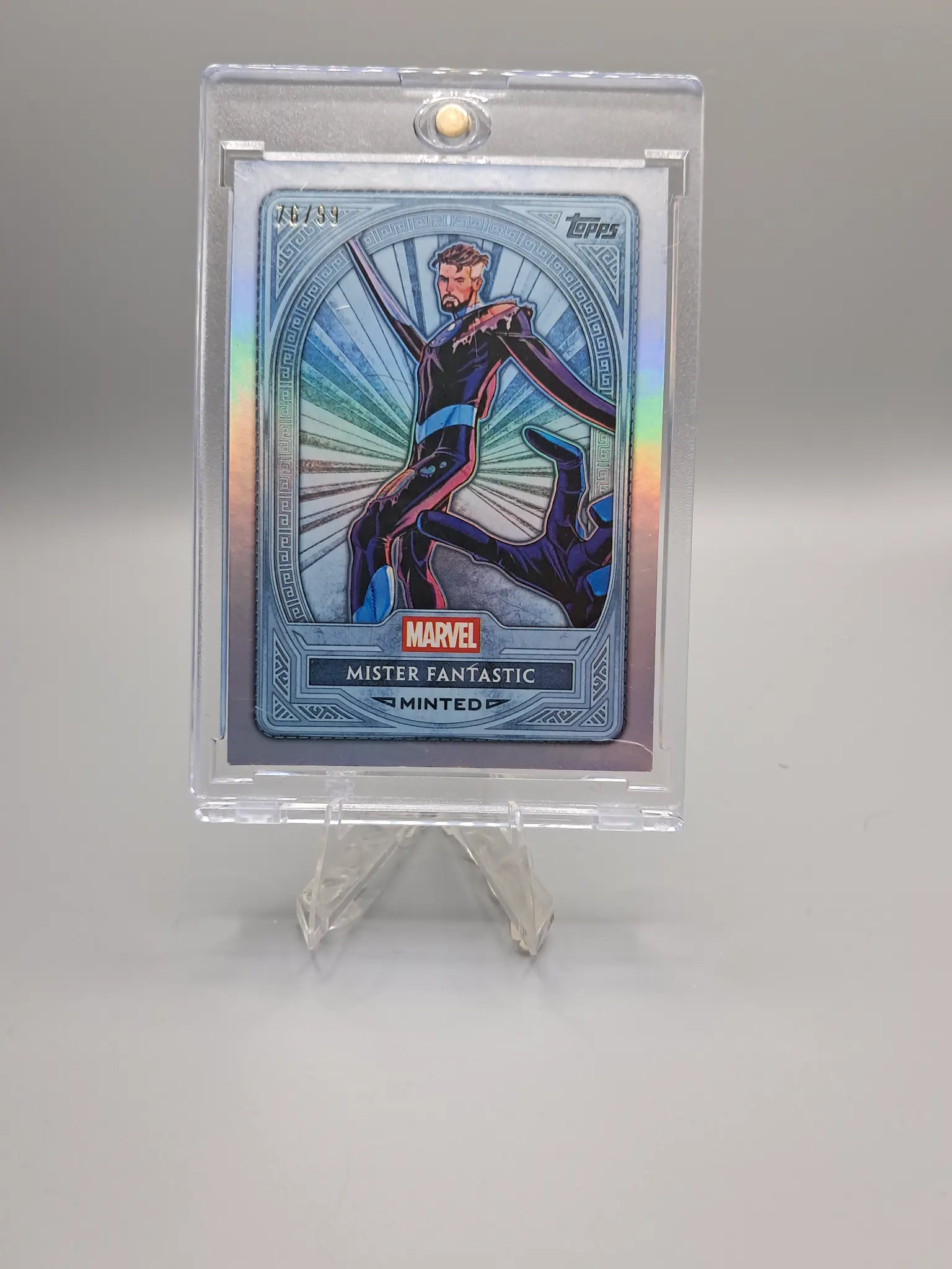 2025 Topps Marvel Mint Mister Fantastic Platinum Base Card #106 - Reed Richards Fantastic Four Pedro Pascal - Gallery View