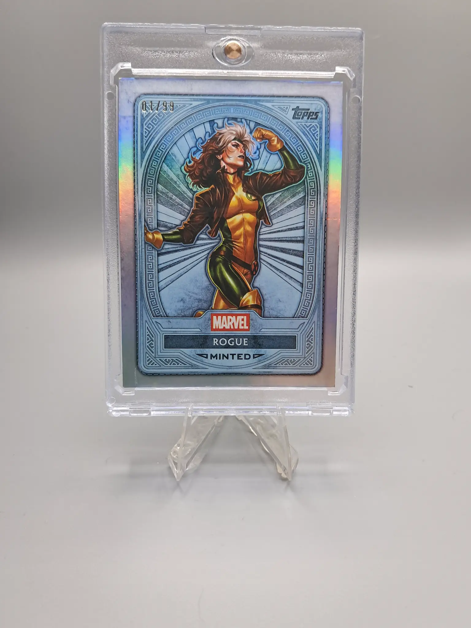 2025 Topps Marvel Mint Rogue Platinum Base Card #108 - Anna Marie X-Men Power Absorption