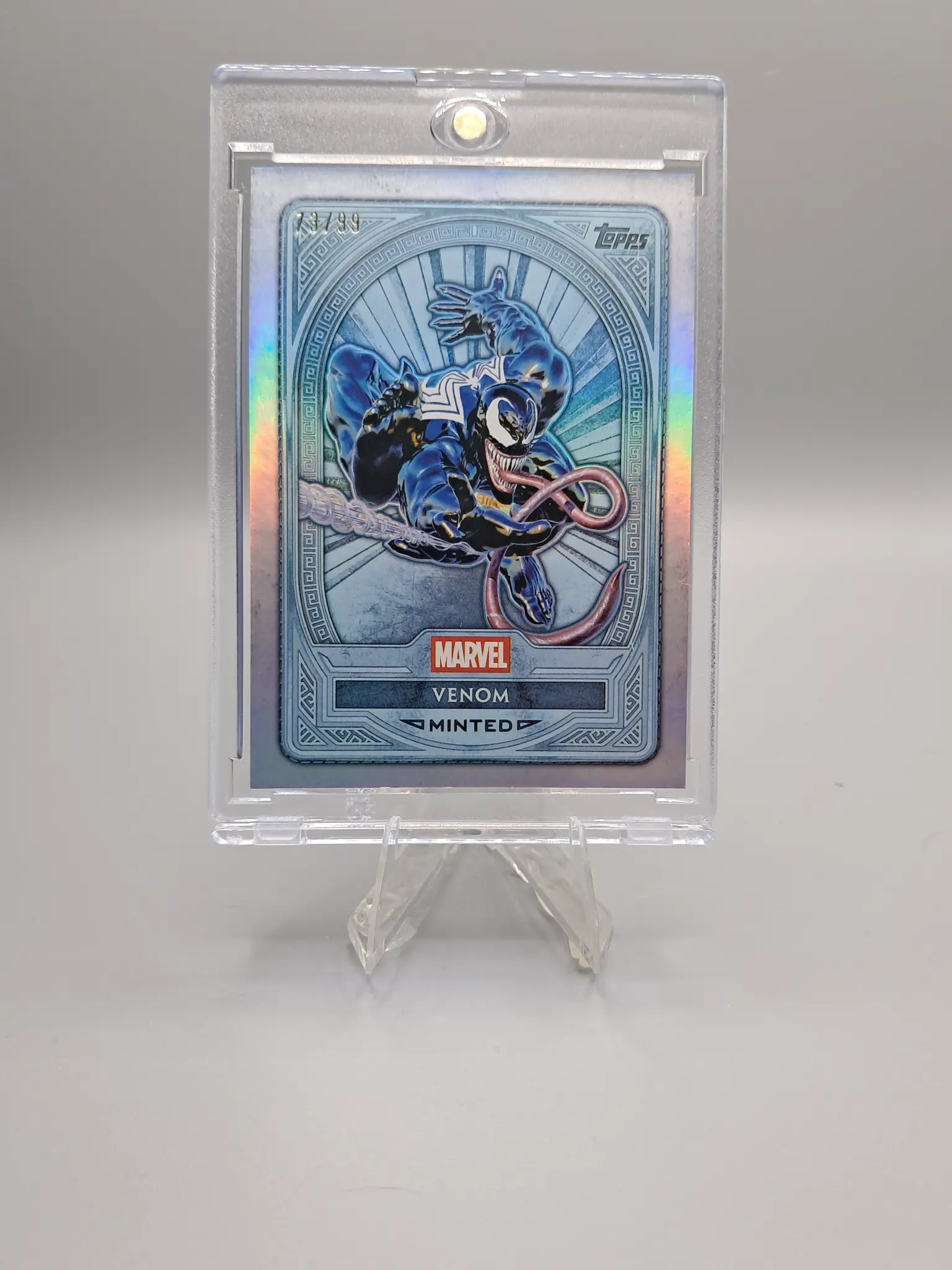 2025 Topps Marvel Mint Venom Platinum Base Card #114 - Eddie Brock Tom Hardy Symbiote Lethal Protector