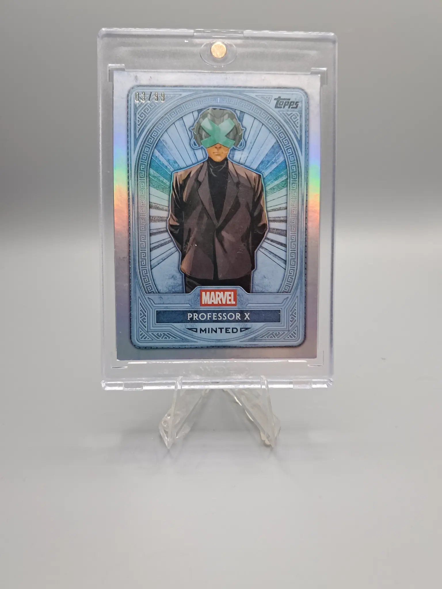 2025 Topps Marvel Mint Professor X Platinum Base Card #117 - Charles Xavier X-Men Founder Telepath