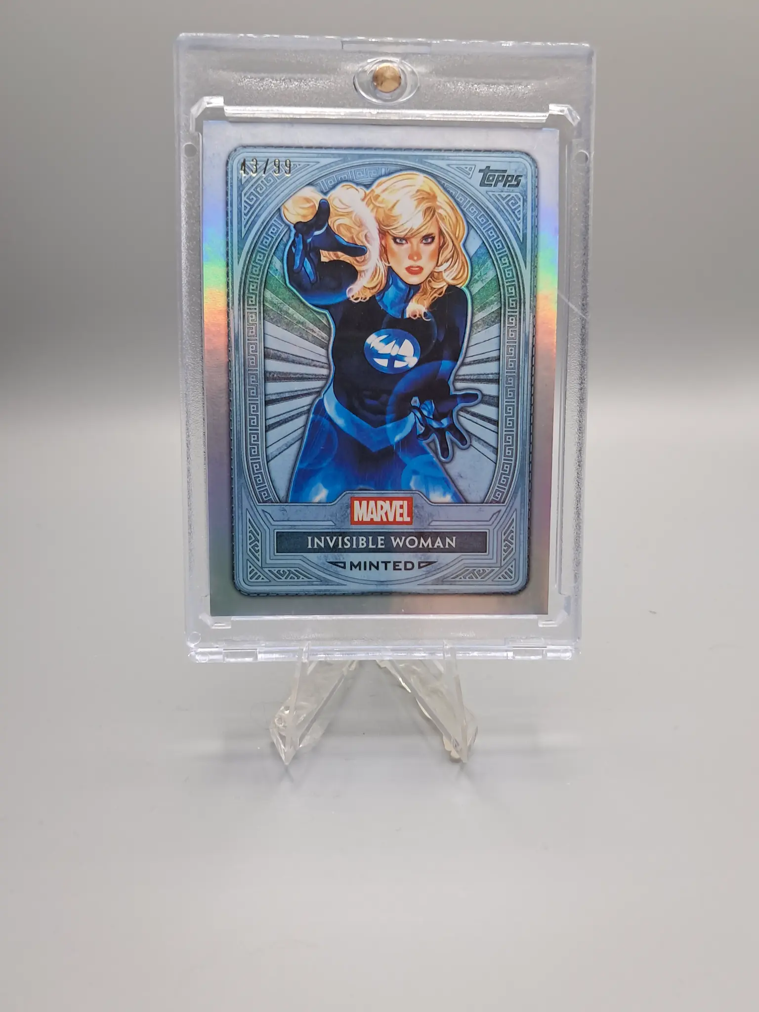 2025 Topps Marvel Mint Invisible Woman Platinum Base Card #118 - Sue Storm Fantastic Four Vanessa Kirby