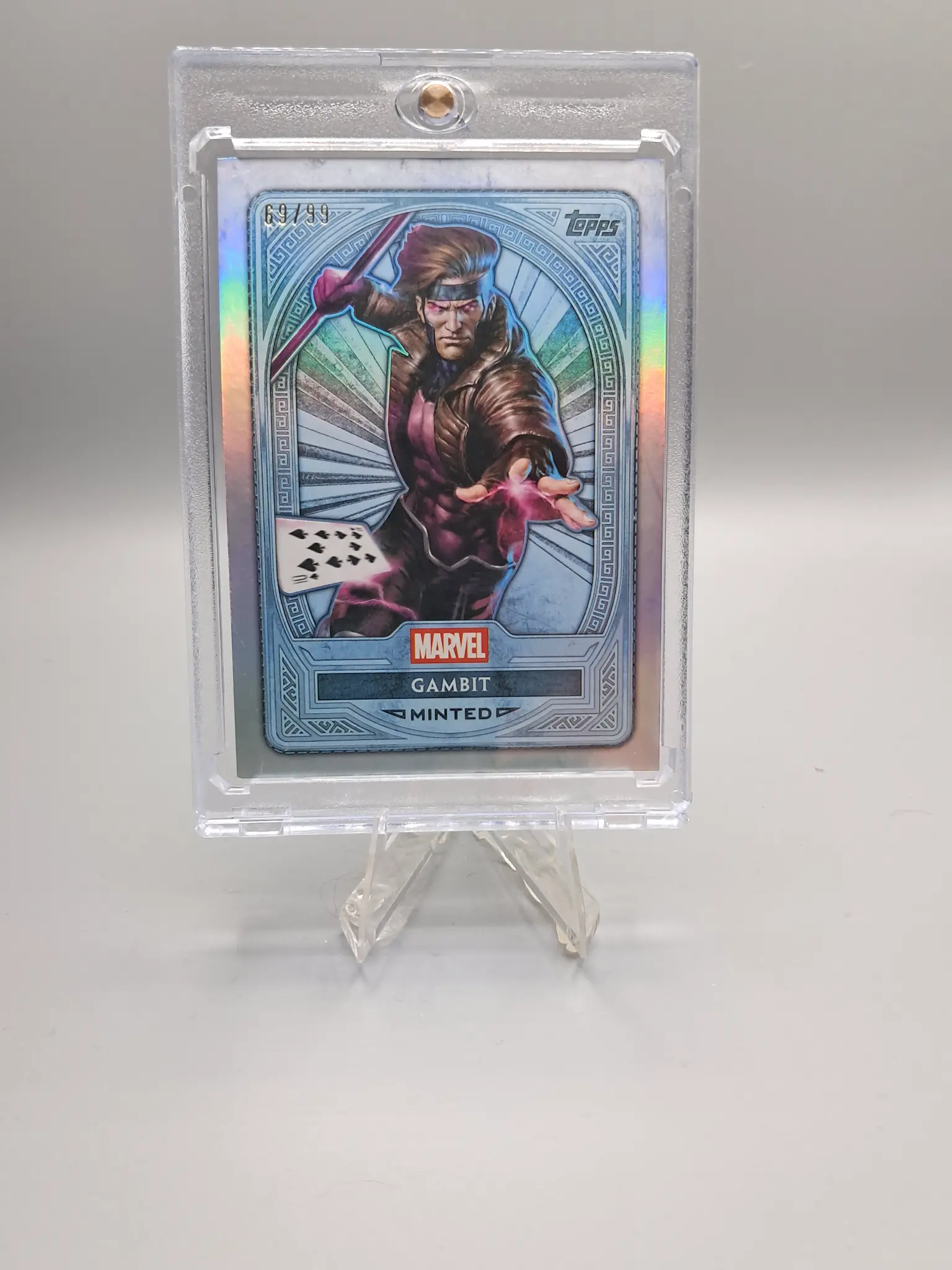 2025 Topps Marvel Mint Gambit Platinum Base Card #119 - Remy LeBeau X-Men Ragin Cajun