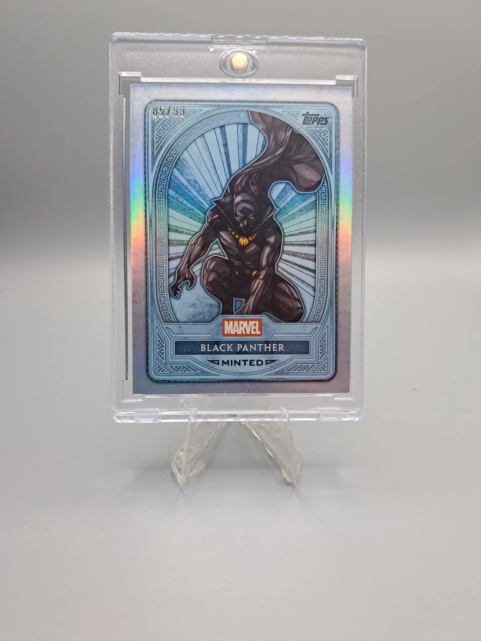 2025 Topps Marvel Mint Black Panther Platinum Base Card #120 - T'Challa Wakanda Forever Chadwick Boseman