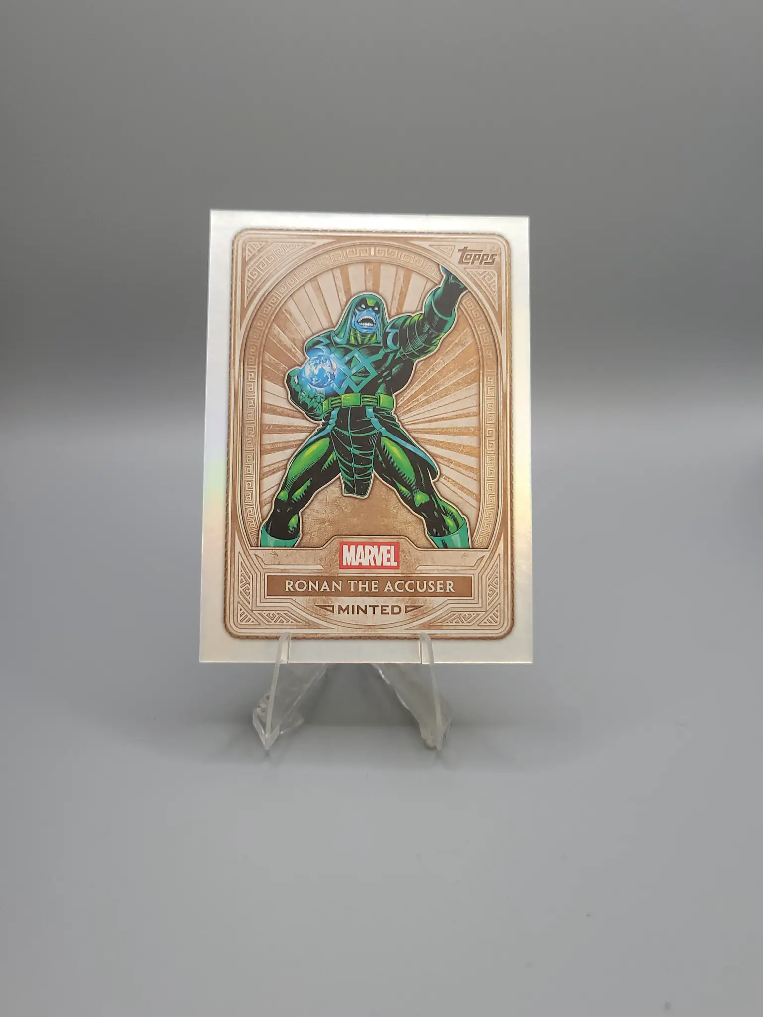 2025 Topps Marvel Mint Ronan the Accuser Base Card #017 - Kree Supreme Accuser