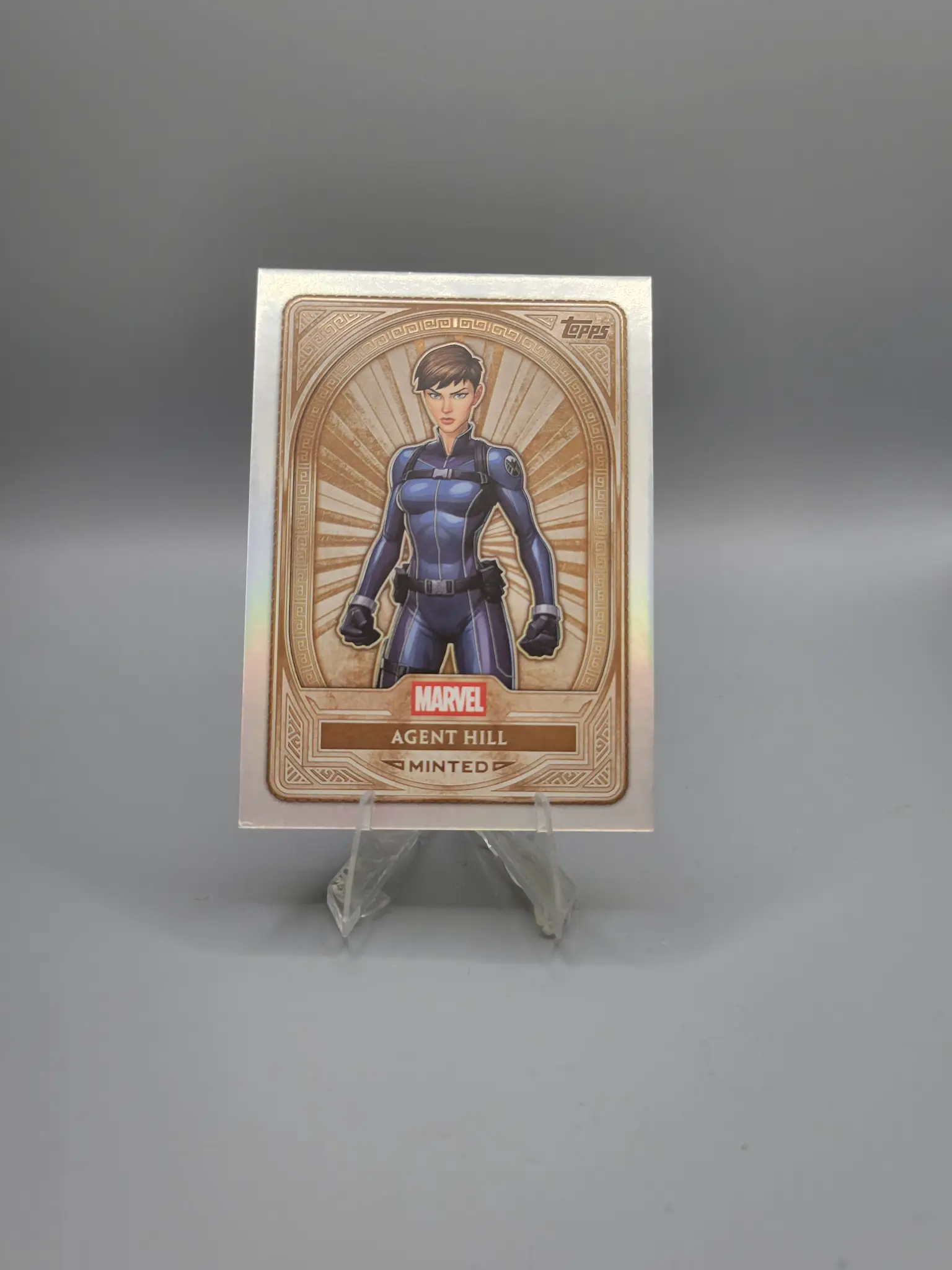 2025 Topps Marvel Mint Agent Hill Base Card #035 - Maria Hill SHIELD Commander