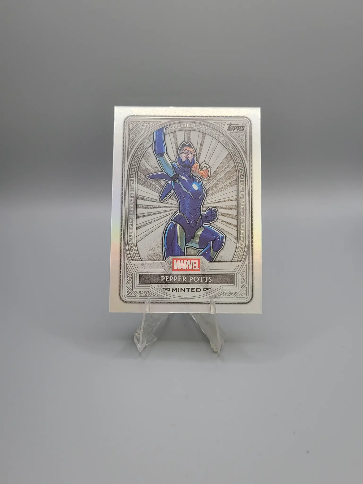 2025 Topps Marvel Mint Pepper Potts Base Card #064 - Rescue Armor Iron Man Gwyneth Paltrow