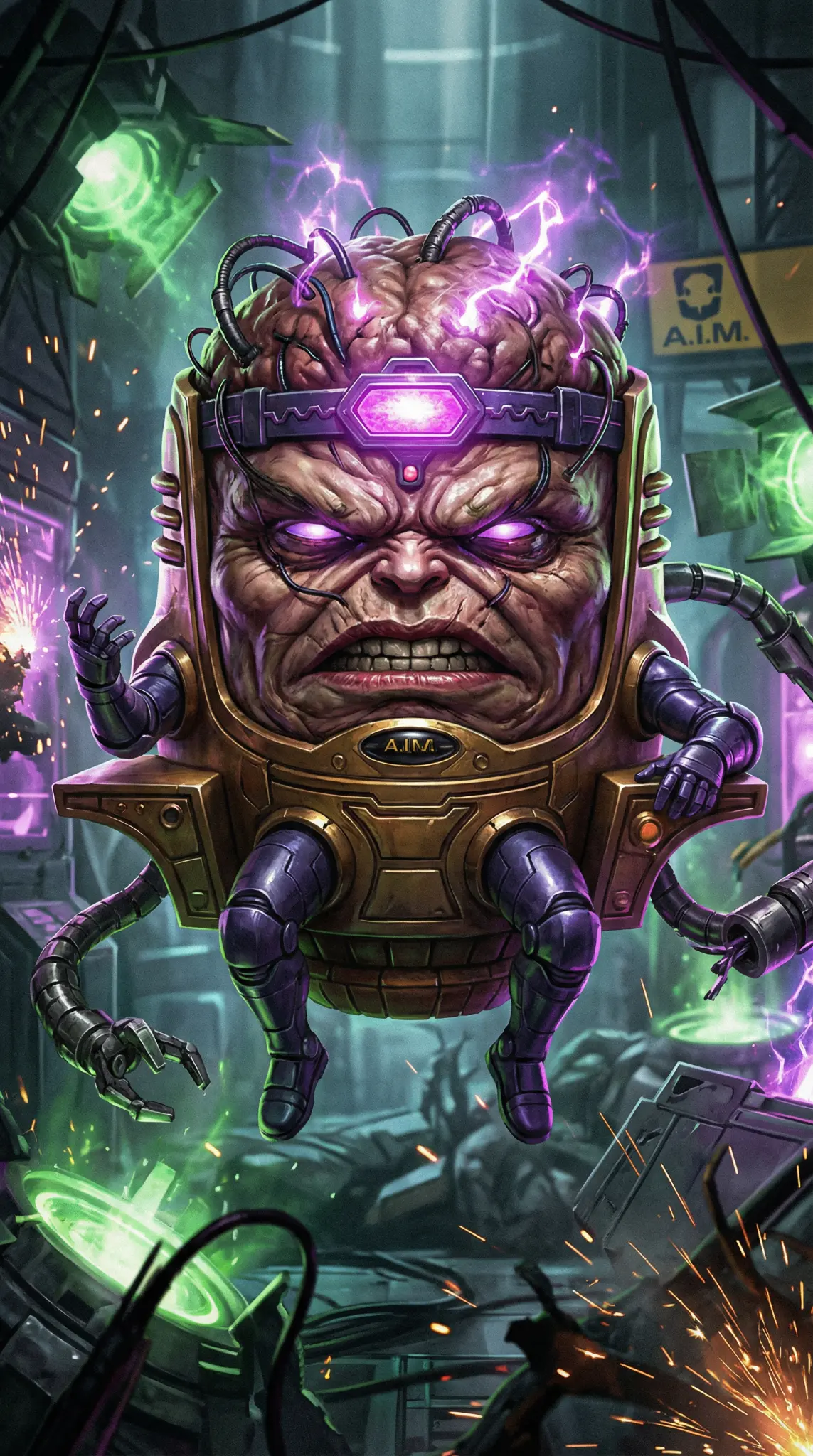 2025 Topps Marvel Mint M.O.D.O.K. Base Card #26