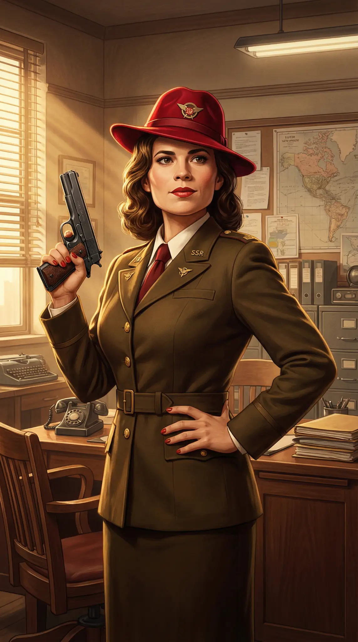 2025 Topps Marvel Mint Agent Carter Base Card #54