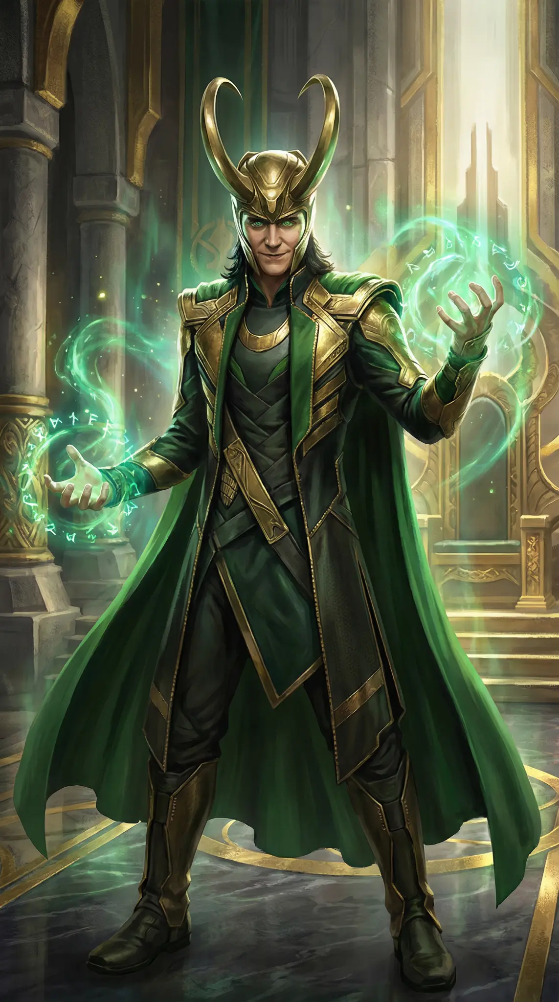 2025 Topps Marvel Mint Loki Base Card #80