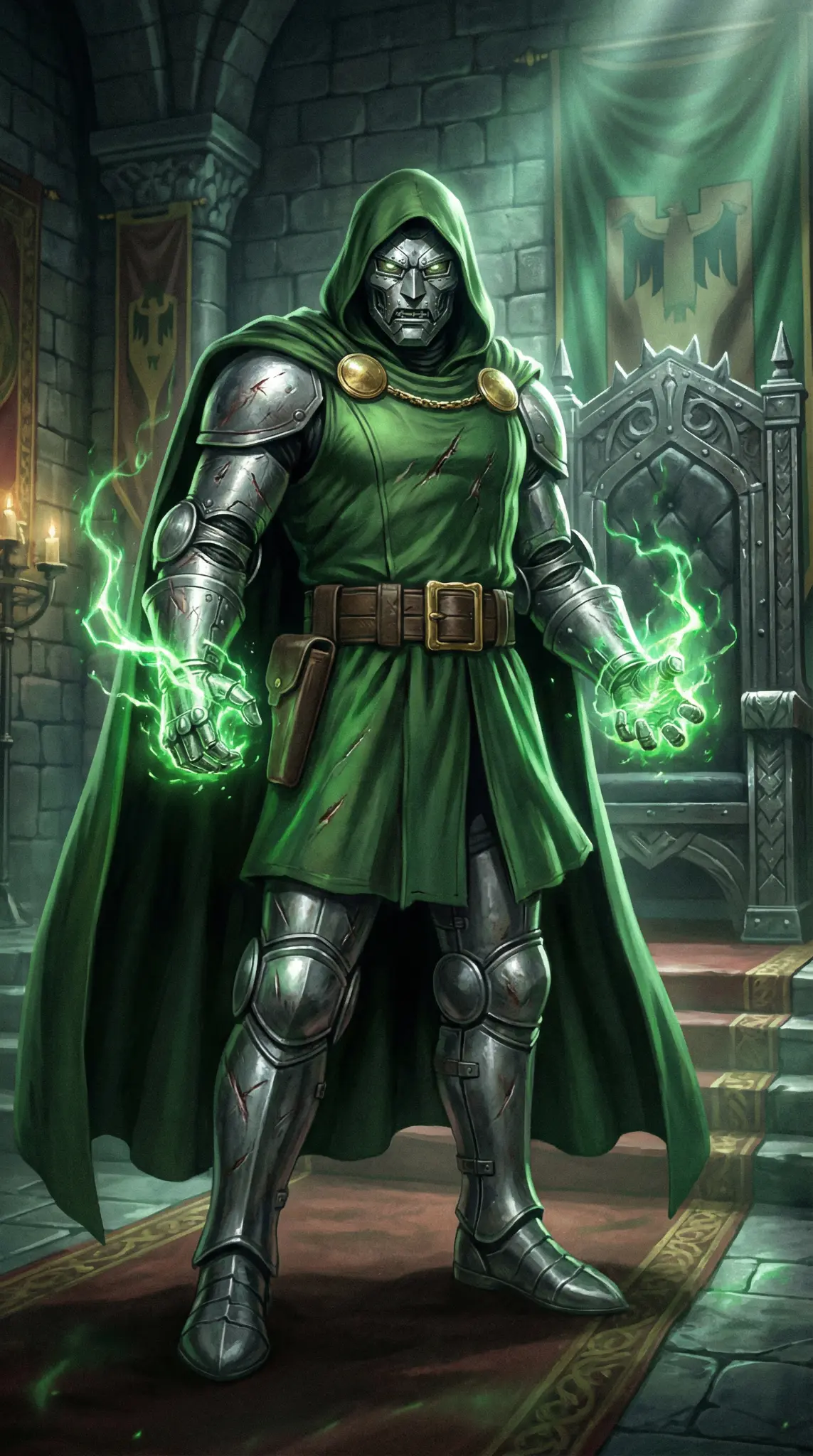 2025 Topps Marvel Mint Doctor Doom Base Card #107