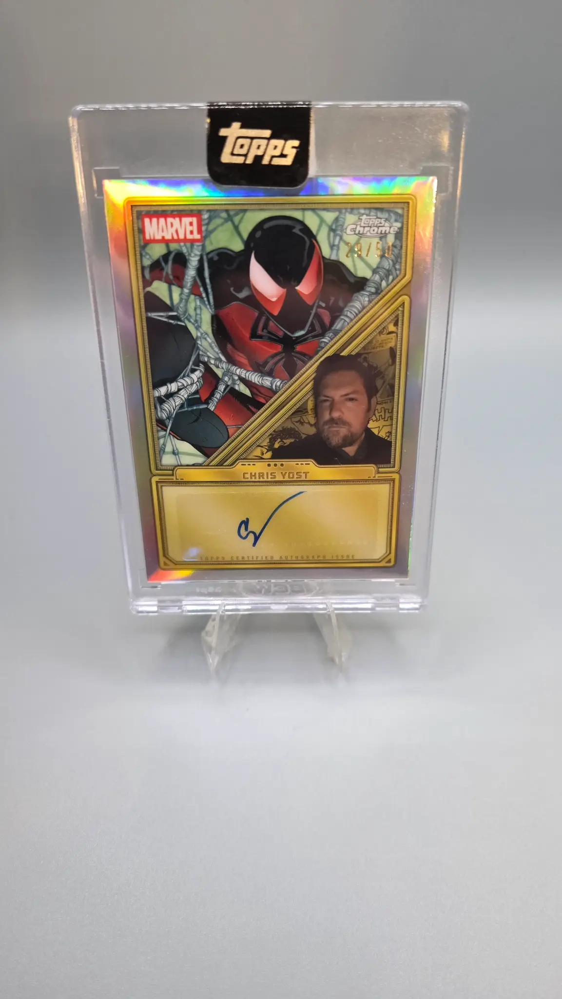 Chris Yost Autograph Card