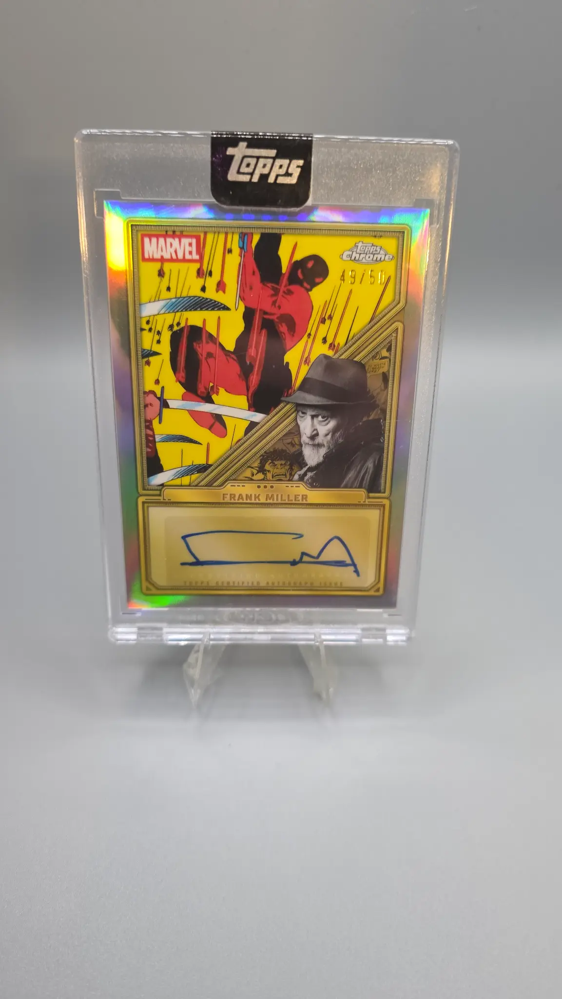 Frank Miller Autograph Card