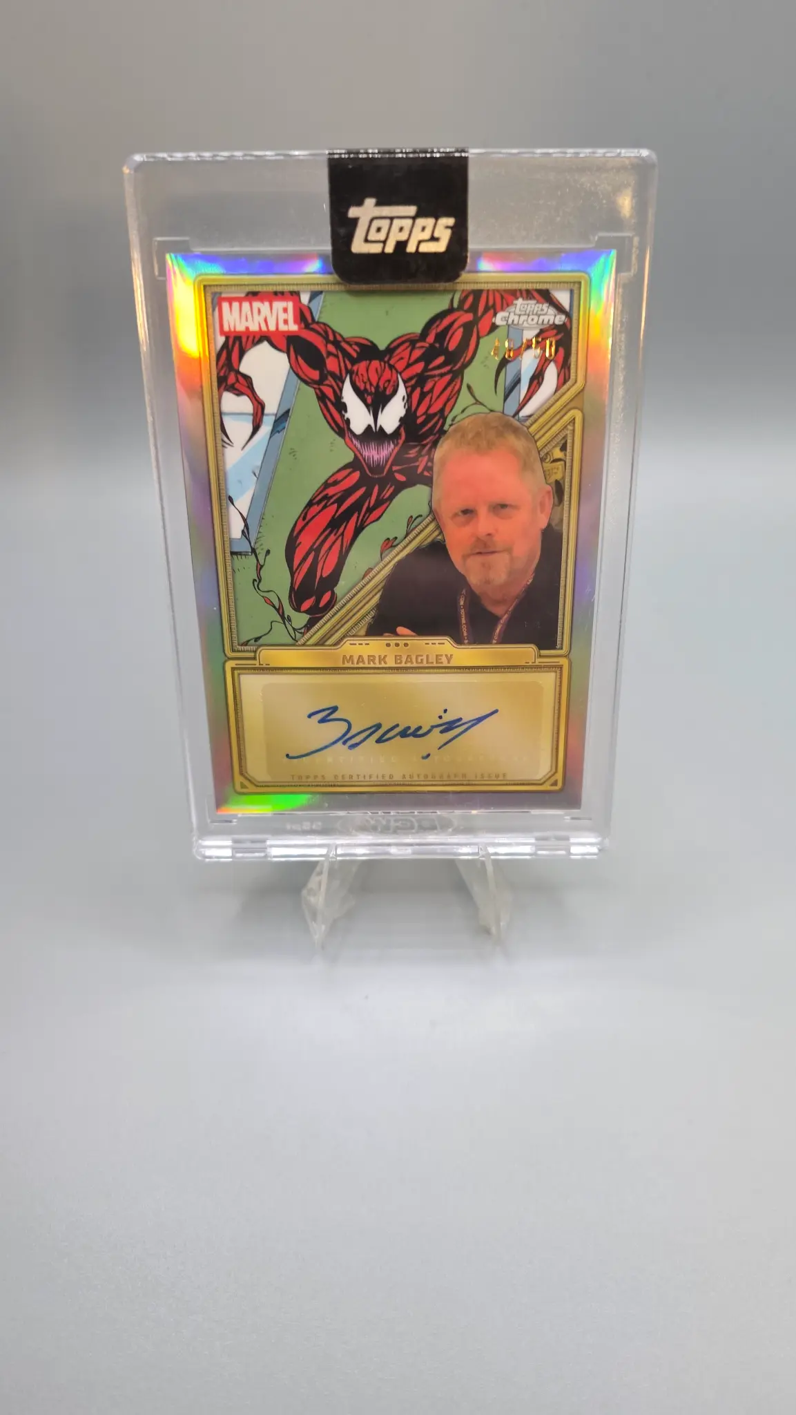 Mark Bagley Autograph Card