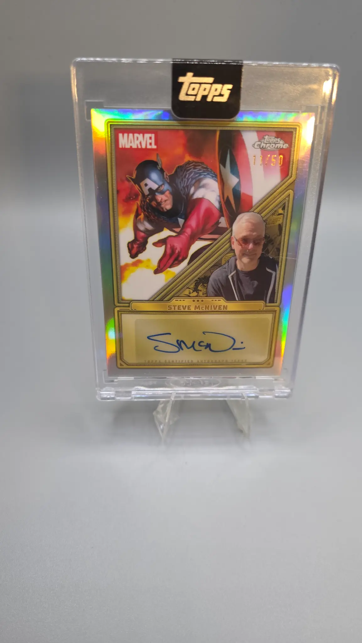 Steve McNiven Autograph Card